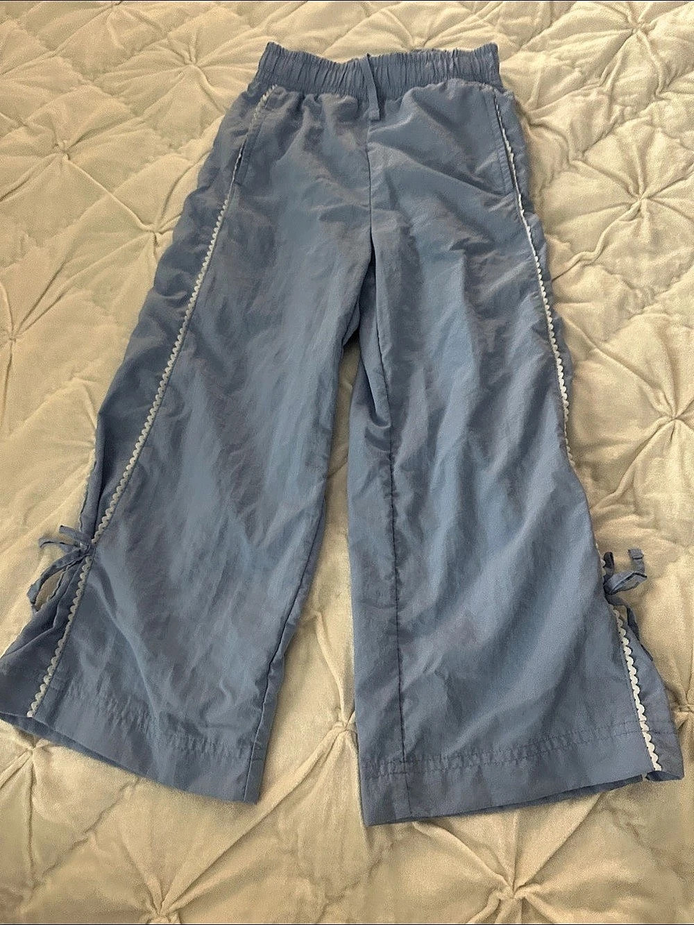 Wide Leg Pants in Blue Size xs Like New